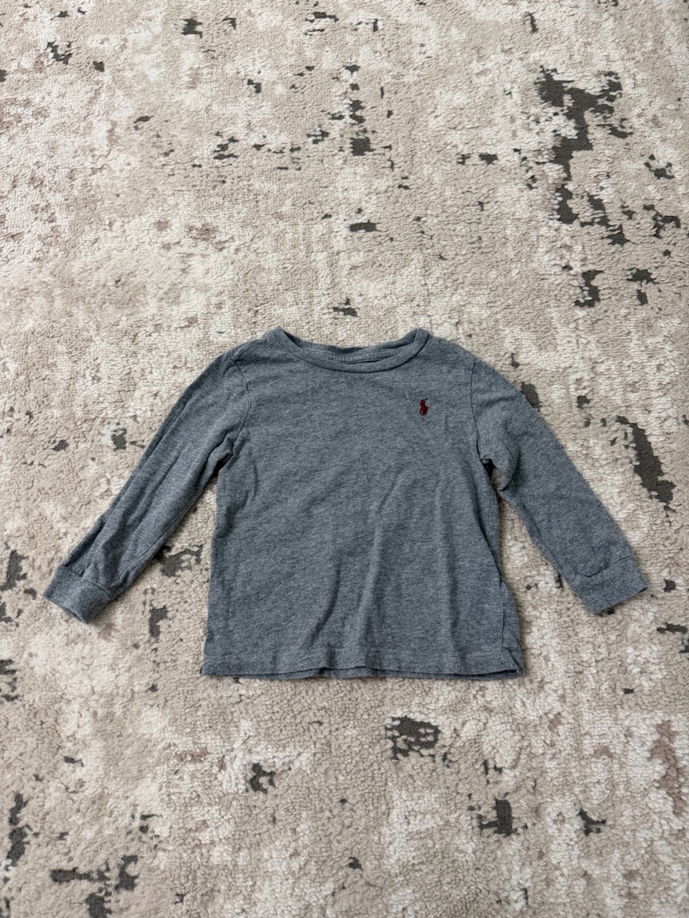 Ralph Lauren Gray Long Sleeve Top Size 24 Months